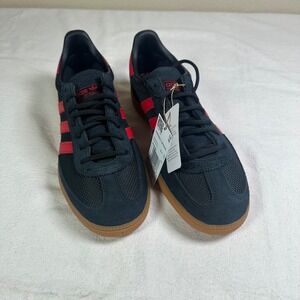 Adidas Handball Spezial Black Red Gum Sole Mens Sneakers Shoes Size 9 JH5446 NIB